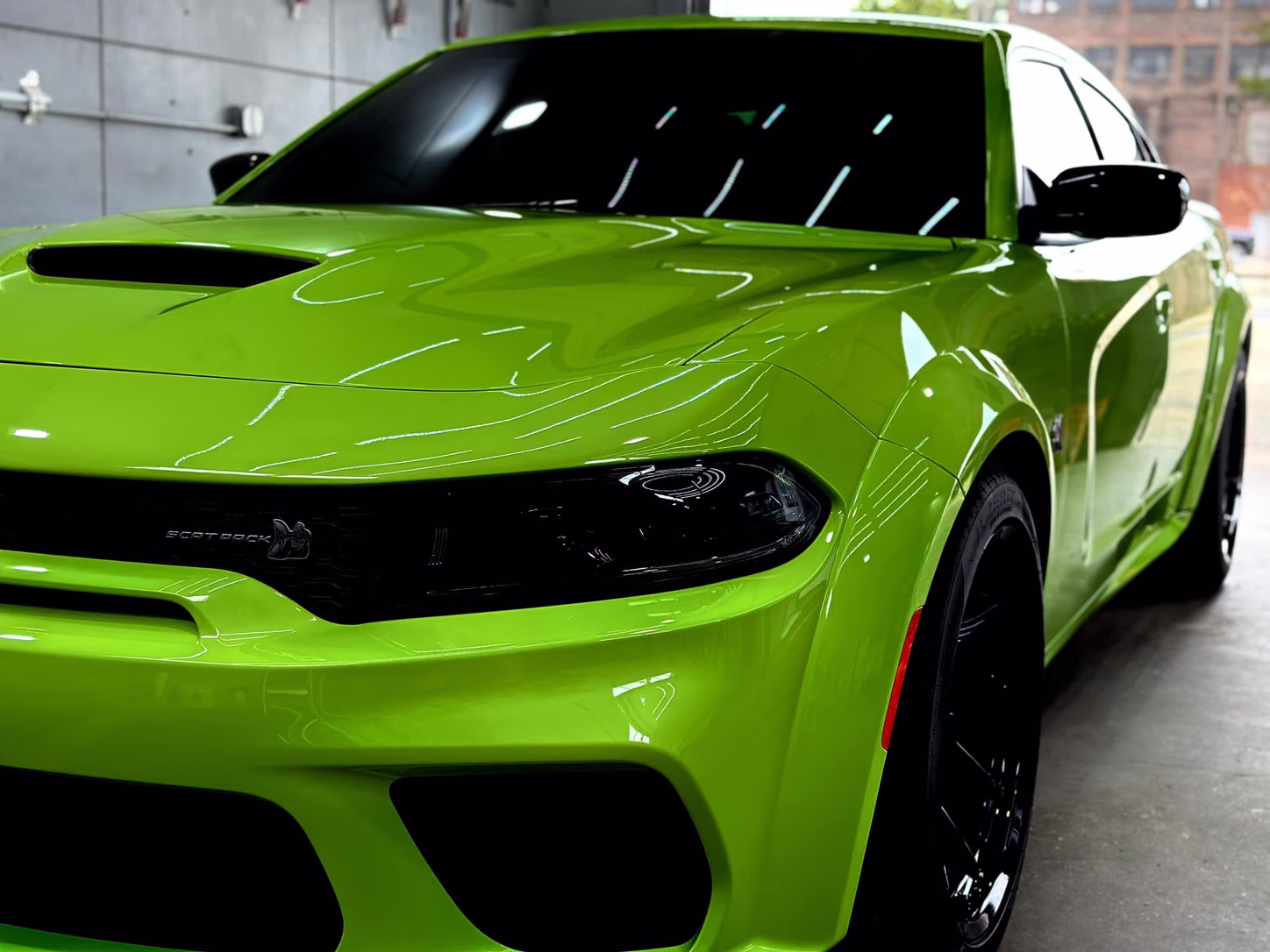 Green Dodge Charger